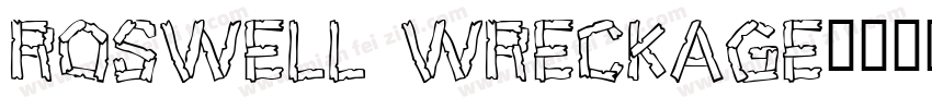 Roswell Wreckage字体转换
